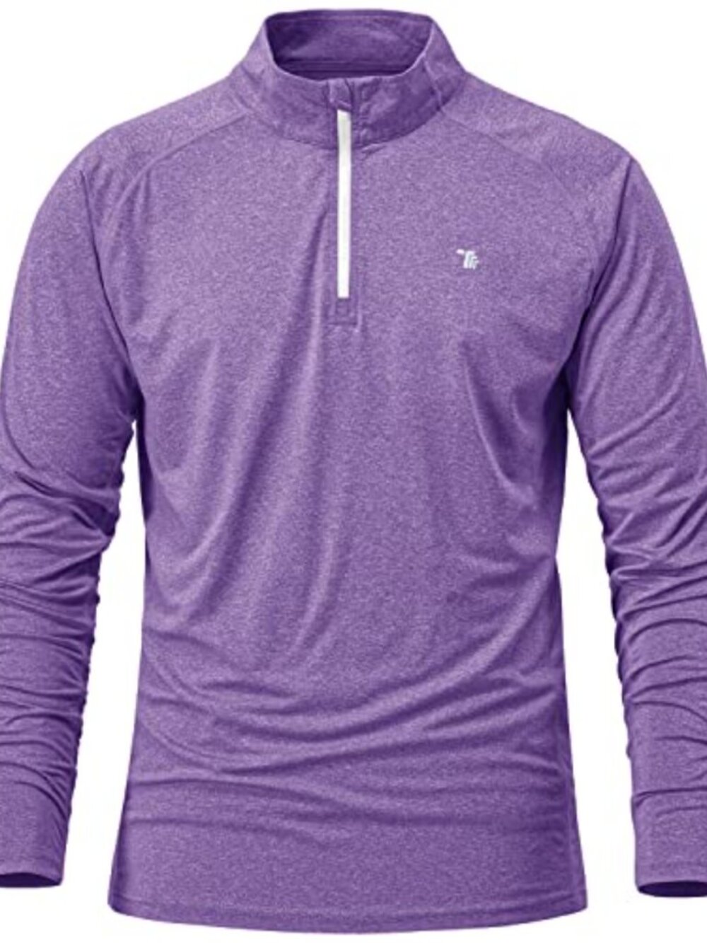 Men's Long Sleeve 1/4 Zip Pullover Golf Polo Shirt Athletic Running Top